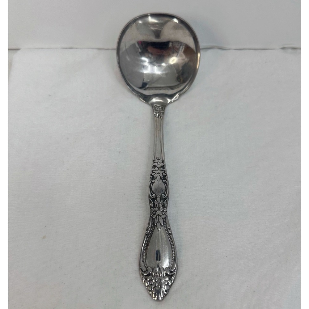 Oneida Gravy Ladle Spoon LTD Wm A Rogers Huntington Deluxe Stainless 7-3/8"